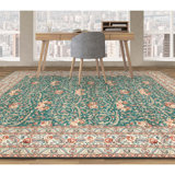 Hand Knotted Wool Oriental Area Rug in Multi