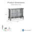 Table de chevet 2 tiroirs Daphne