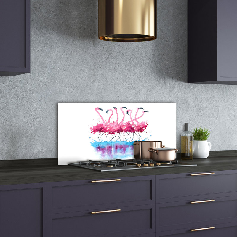 Abilyn 50cm W x 100cm L Glass Peel and Stick Panel