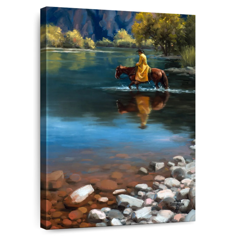 Lelar Shallow Crossing, 24" H x 16" W