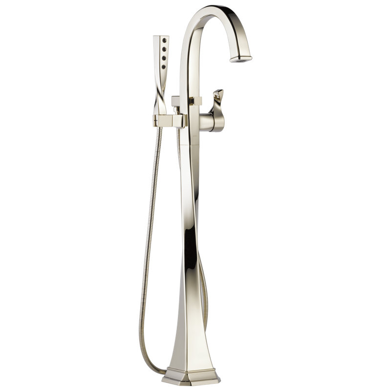 Virage® Single-Handle Freestanding Tub Filler, Polished Nickel
