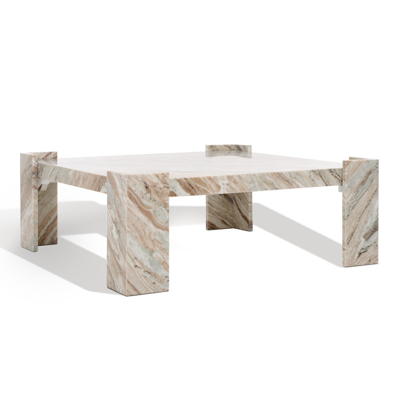 Delaine Marble Top Single Coffee Table