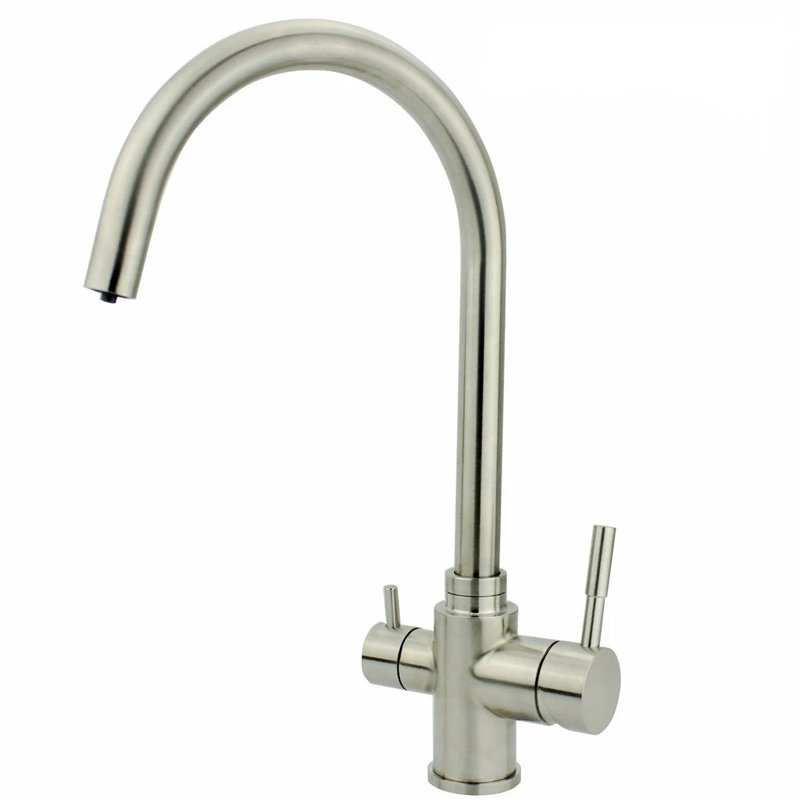 Hommix Pisa Brushed 304 Stainless Steel 3-Way Tap (Triflow Filter Tap)
