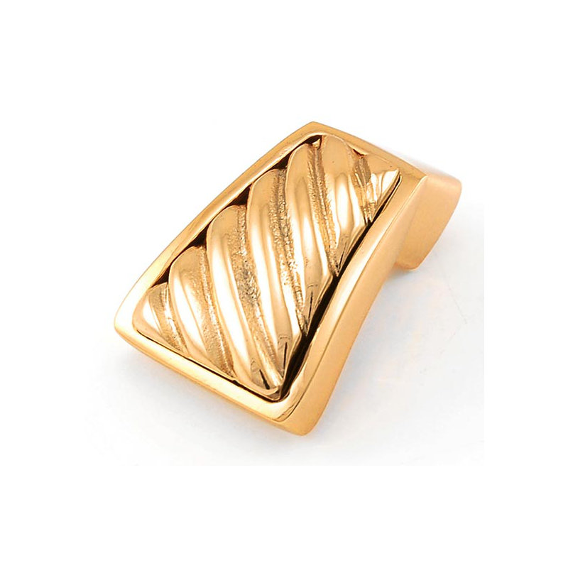 Sanzio Finger Pull, Polished Gold