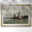 Moulin à vent à Zaandam-Claude Monet - reproduction d'art avec passe-partout et verre - 1871-586255626-586255627-586255666