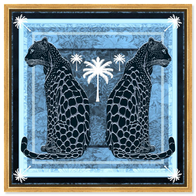 Casablanca Leopardo Reverse Graphic Art Canvas