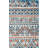Hand Tufted Wool/Cotton Geometric Rug in Orange/Blue-1081967488