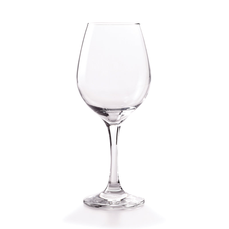 Grand ensemble de 6 verres à vin en verre rouge ambré 475 ml - Sans plomb moderne
