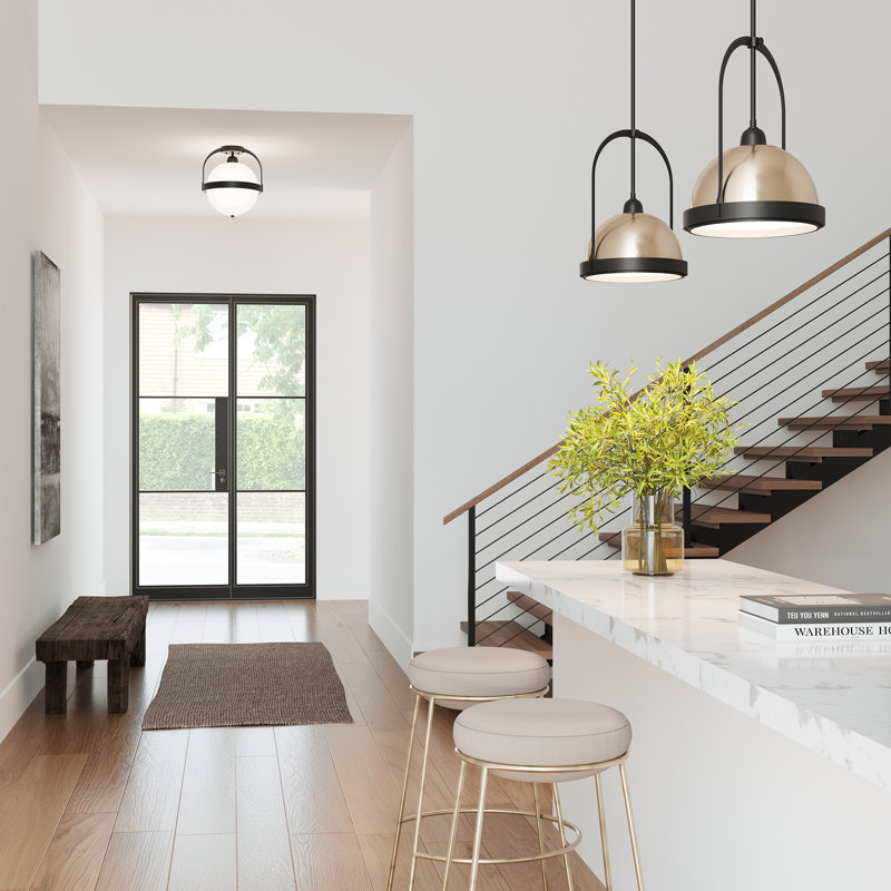 Atlas 1 - Light Single Dome Pendant, Natural Iron, Natural Iron