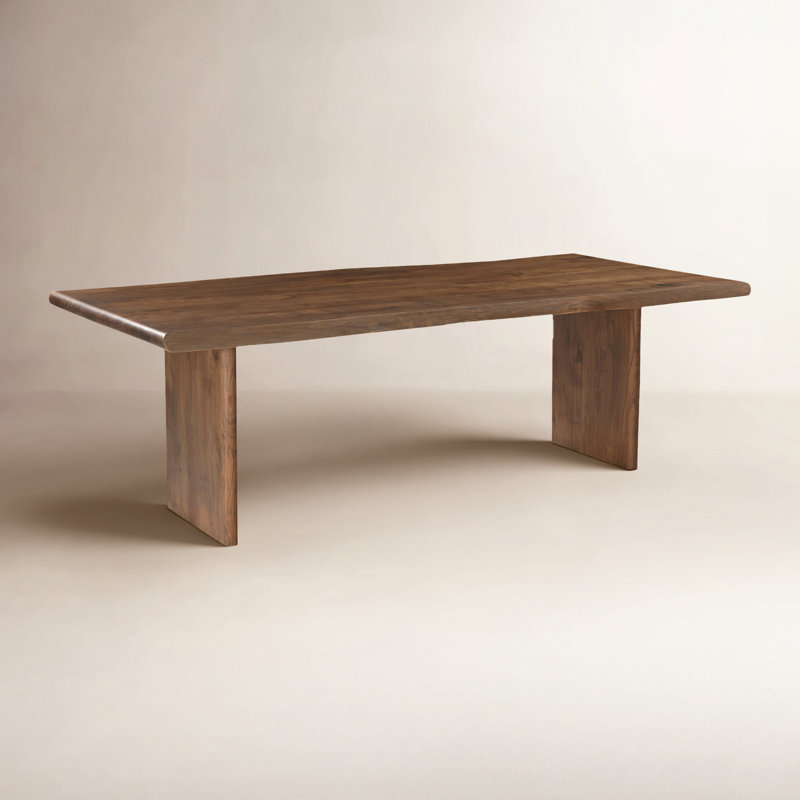 Lila Large Dining Table Brown, 30" H x 98" L x 40" W