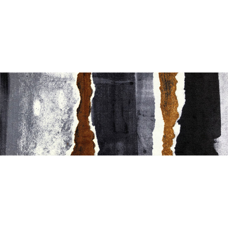 Tapis de couloir lavable une pièce Outlaw, Tapis de couloir 2 pi 4 po x 6 pi 3 po