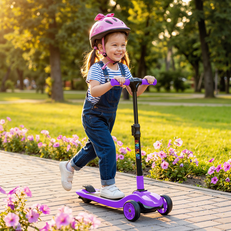 HOMCOM Electric Scooter, Purple