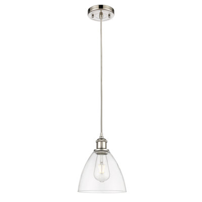 Luminaire suspendu en dome à 1 lumière