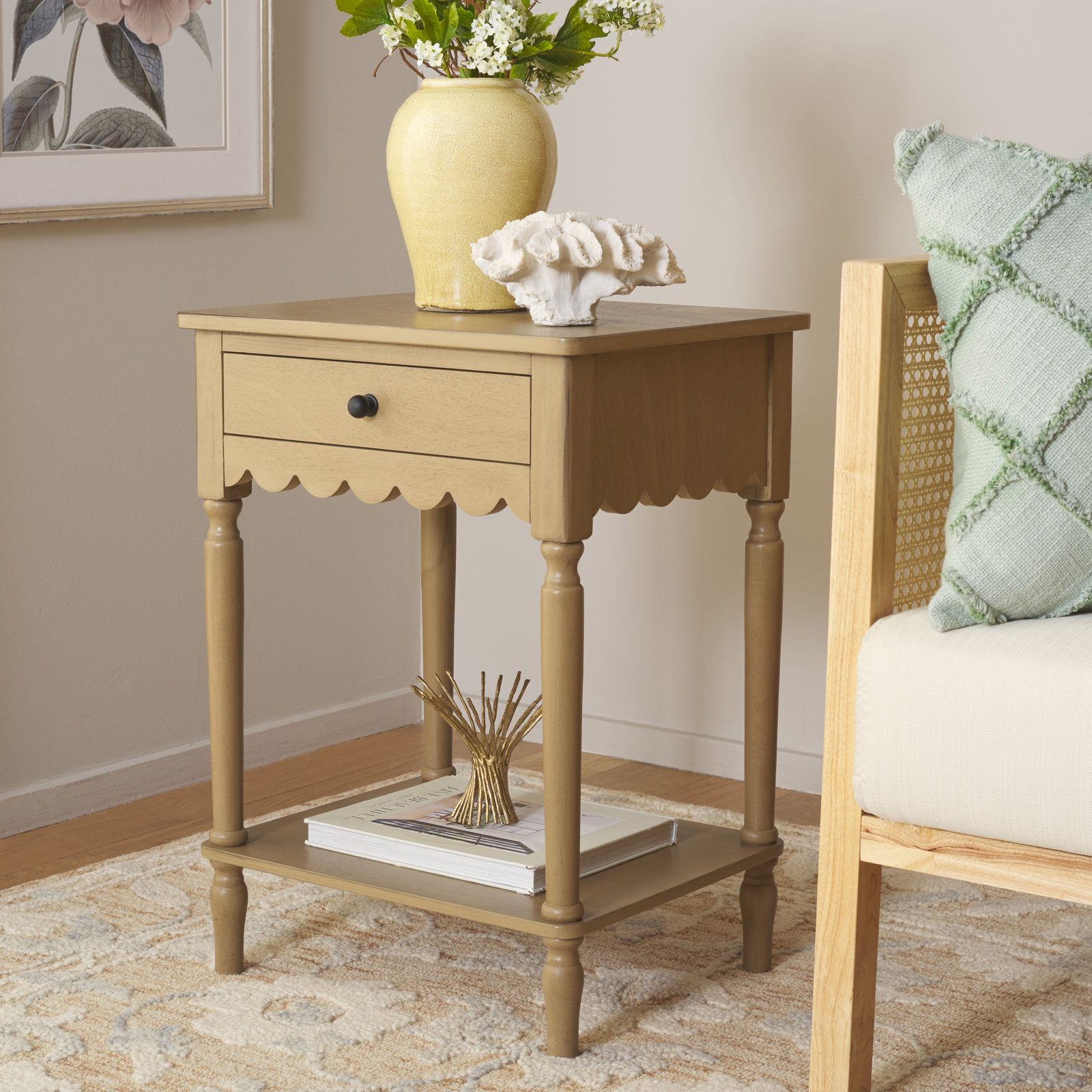 Branden 19" End Table, Brown