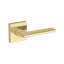 Anaheim Hills Full Dummy Lever with Contemporary Square Rose in Satin Nickel-164376356