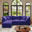 108.2" W 4 - Piece L Shape Upholstered Sectional Sofa Oversized 4-Seater Modular Sofa With Ottomans-473902263