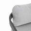 Chaise de patio d'extérieur en aluminium Pula, ensemble de 2 avec coussins