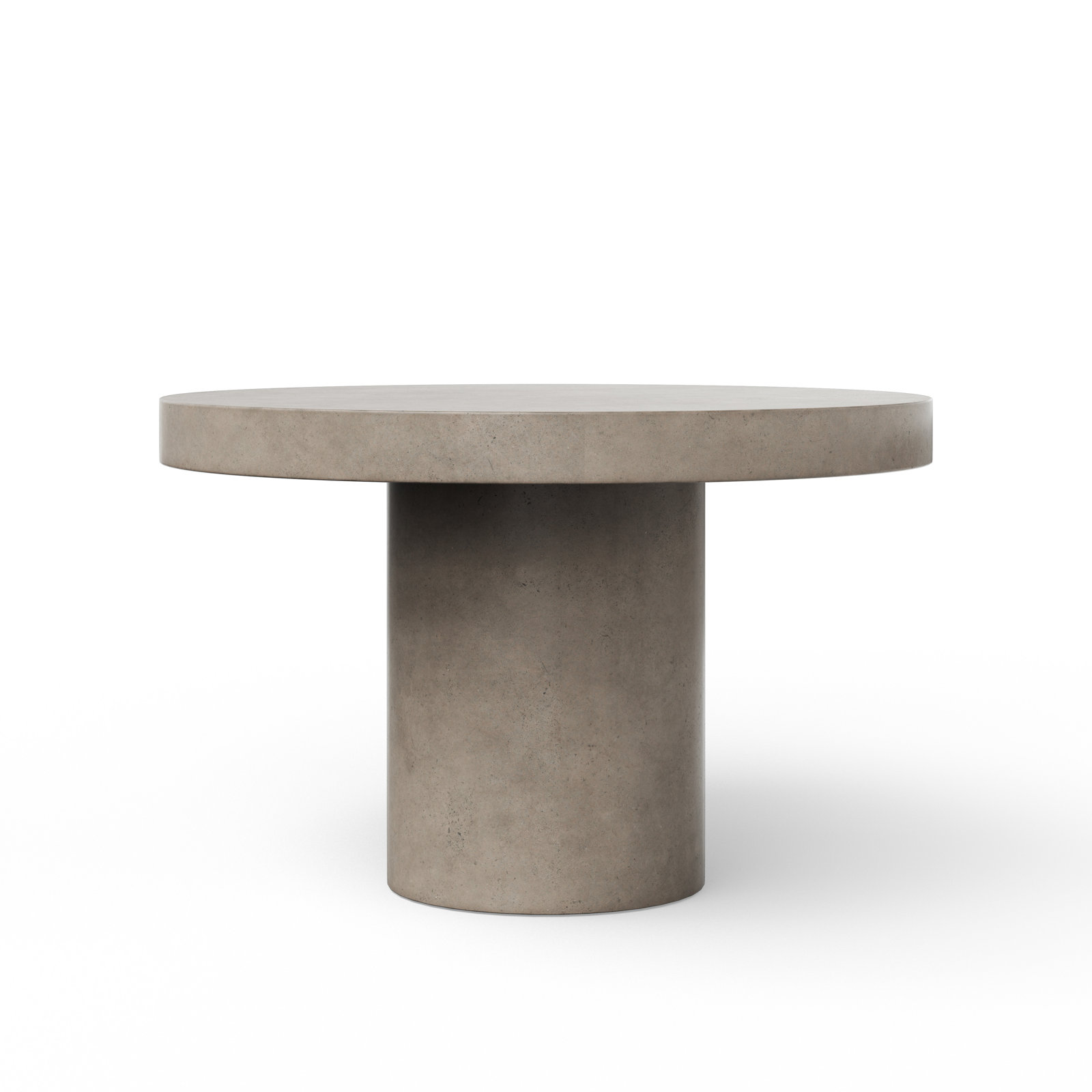 Kareen 59" Concrete Dining Table, Dark Gray, Dining Table (30.25" Height), 47.25" Round