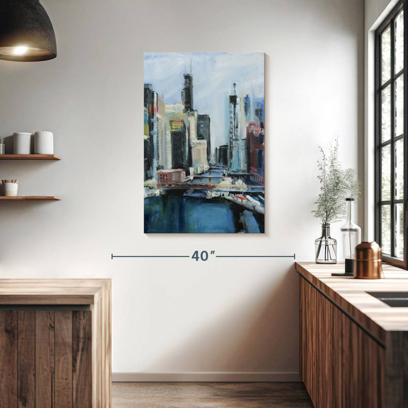 Sireci River View, 39" H x 26" W
