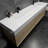 Albizu 84" Wall-Mounted Double Bathroom Vanity-69316053
