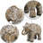 4.3 Inch Resin Boho Elephant Statue