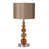 Abat-jour brun/base orange est en rupture de stock