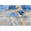 Hand Knotted Abstract Area Rug in Blue/Gold/Red/Gray-1004492192
