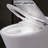 Upmarket Toilet With Self-Cleaning Wand, Dual Flush 1/1.28 , Foot Sensor Flush, White Night , Knob Control, Cold Water Wash, Strong Soft Close, Immaculate Compact, Pristine