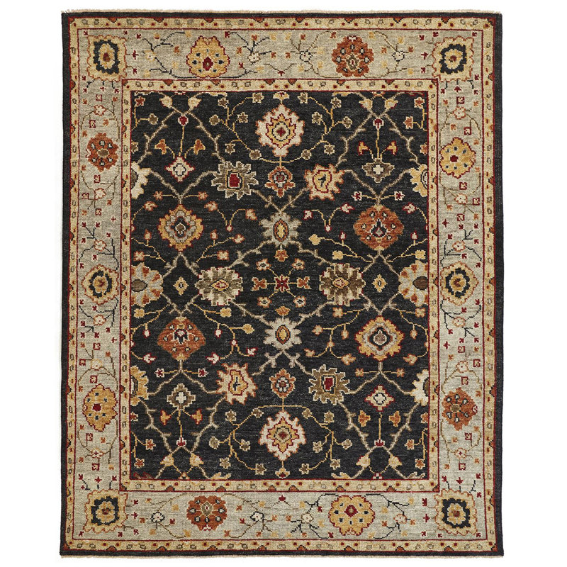 Carrington Wool Floral Area Rug, Rectangle 3'6" x 5'6"