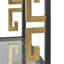 Athens 82.5'' H x 36'' W Iron Etagere Bookcase