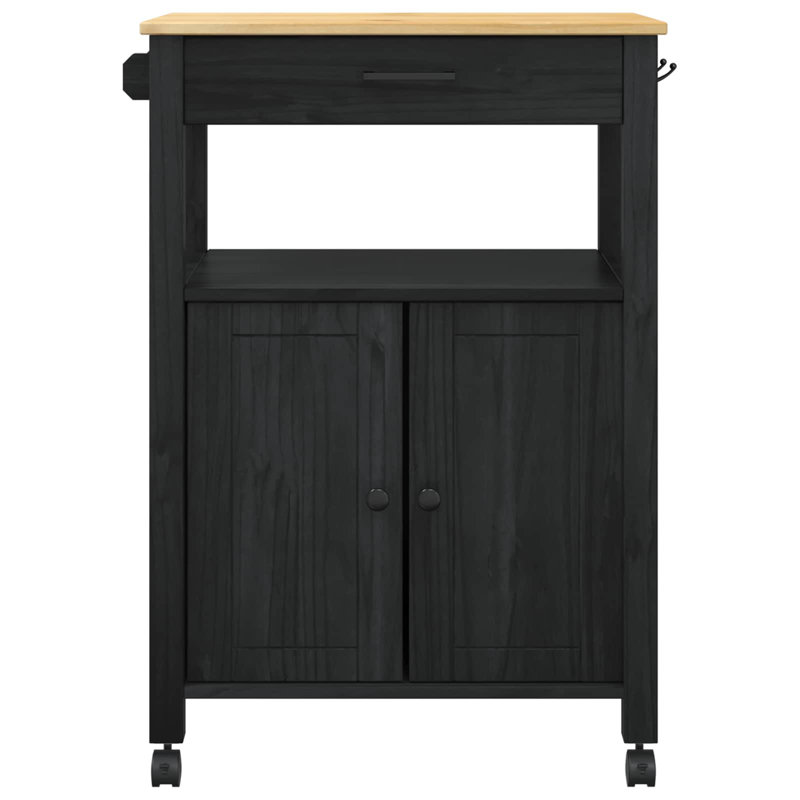 Solid Wood Bar Cart
