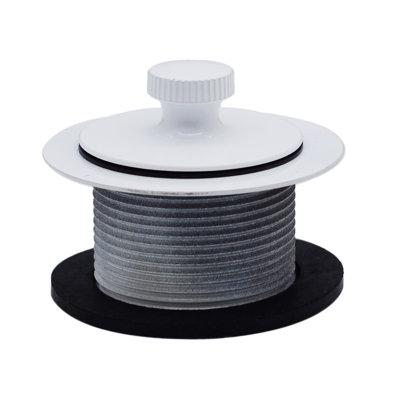 Plumber's Pack Lift & Turn Bathtub Leg Drain Assembly with No-Hole Overflow and Sch. 40 ABS Elbows