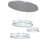 60" Long Beckam 3 Light Cascading Pendant
