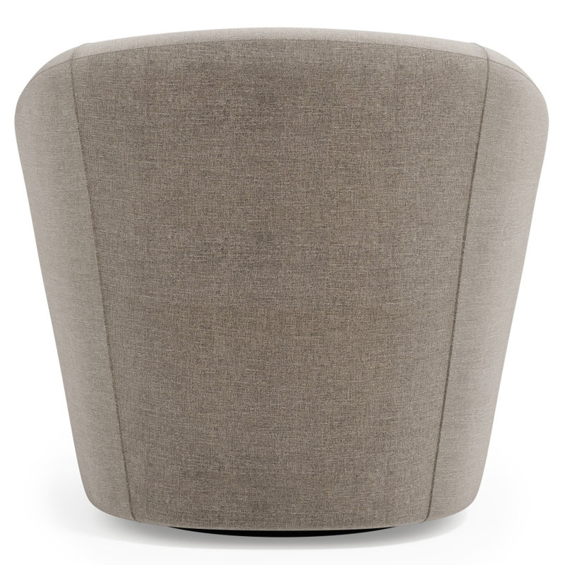 Fauteuil pivotant en tissu Tilly, 5535-044