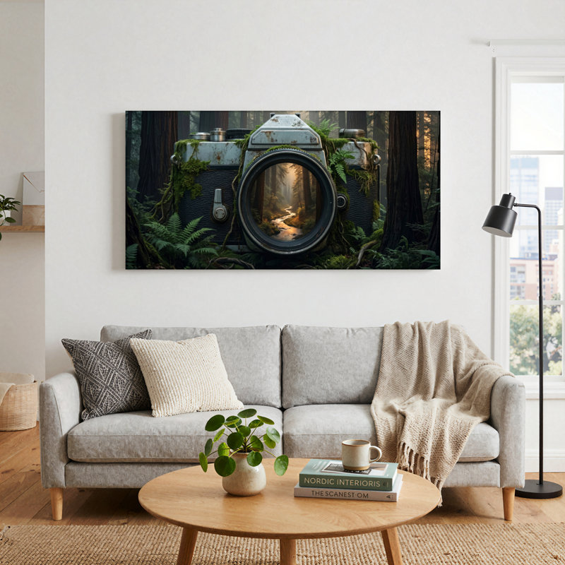 "Forest Forest", reproduction d'art sur toile, ensemble de 1, 58“W x 28”H, Wrapped Canvas