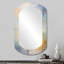 Wilmes blanc Wilmes pissenlit romantique Impression III - pissenlit miroir mural décoratif asymétrique-107247516