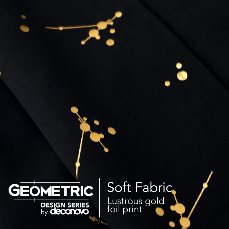 Blackout Curtain Pair, 55cm Width x 180cm Drop