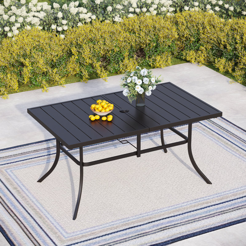 Table d'extérieur Arinya L 60 po x l 34,8 po
