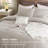 Bedsure Cotton Comforter with Throw Waffle Blanket and Decorative Pillow,Bedding Comforter Sets-110189445-110189447