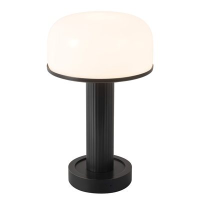 Vienna 9-in Black dimmable LED Table Lamp