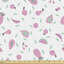 Parthenon Motifs of Tropical Pineapples Cherries Pears Strawberries Fabric