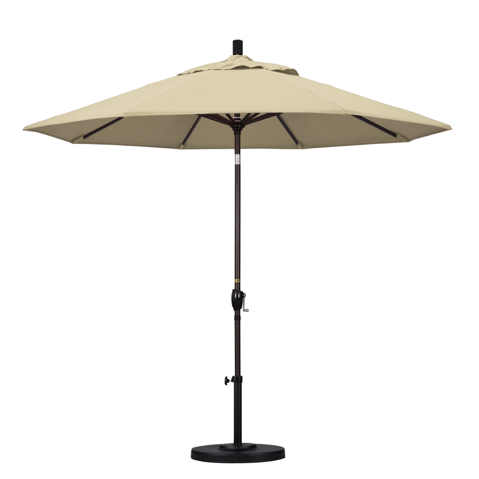 Iuka 108'' Outdoor Umbrella, Antique Beige Sunbrella® Canvas, 225