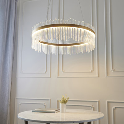 Analiyah 1-Light Globe LED Chandelier