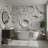 Textured Wallpaper Gray Mural Modern Wall Decor