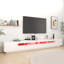 Lafollette TV Stand with LED Lights HiFi Entertainment Center Storage Furniture-1617408428