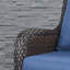 Chaise berçante et pivotante avec coussins 3 pièces Schutt-472502715-477883045