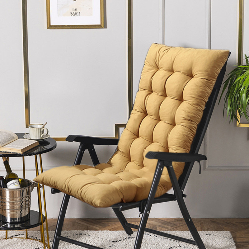 Seat Cushions For Home Use- Tufted Corduroy Floor Cushions For Living Room Tatami-47 Inch, Yellow