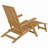 Casanova Outdoor Teak Wood Chaise Lounge
