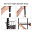 Étagère murale à épices à 12 niveaux, tablette à double usage réglable, noire-1276090548