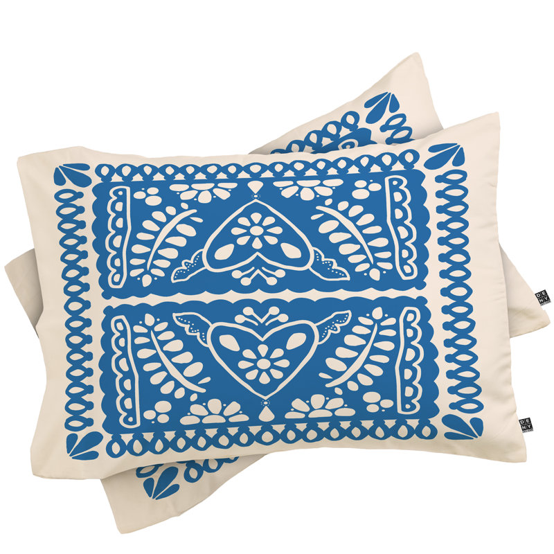 Natalie Baca Fiesta De Corazon Pillowcase